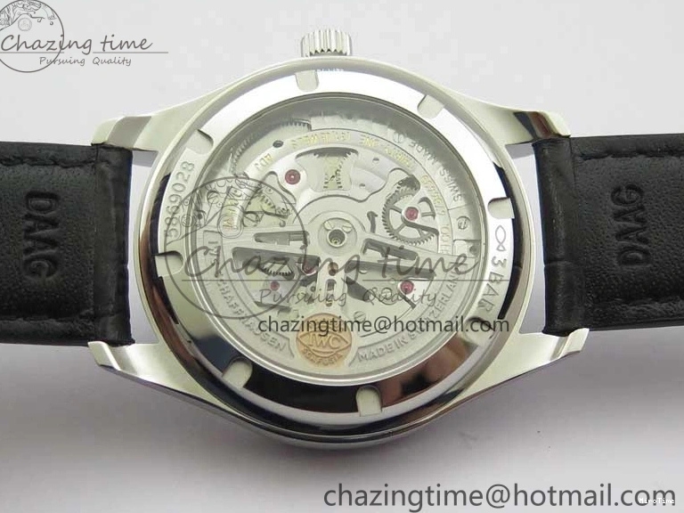 MIROTIME 0519 TimelessDesign Portuguese IW358304 ZF 1:1 Best Edition SS Blue Dial on Leather Strap A 7078